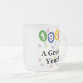 1931 een grote jaardag matglas koffiemok (Voorkant rechts)