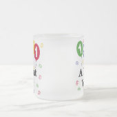 1931 een grote jaardag matglas koffiemok (Center)