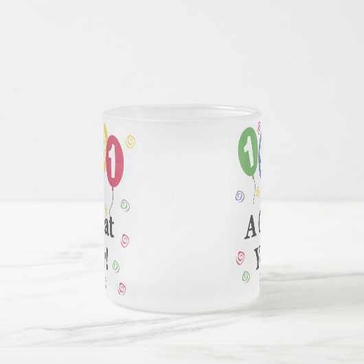 1931 een grote jaardag matglas koffiemok (Center)