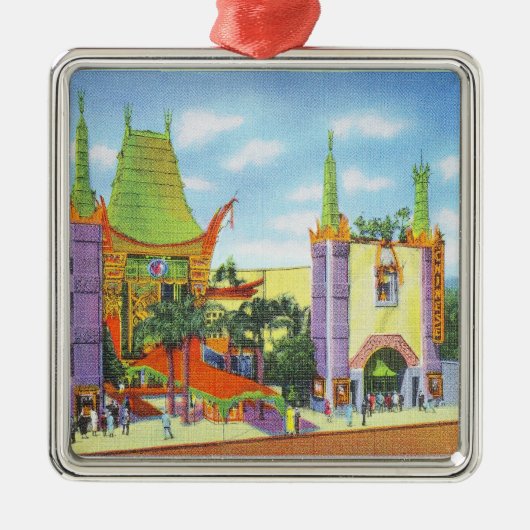  1931 Grauman's Chinees theater Metalen Ornament (Voorkant)