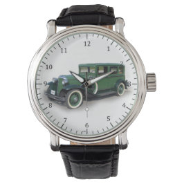 1931 groene Silverdome 4-deuromening Horloge