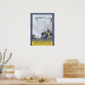  1931-klare lijn Victoria Herfsten reizen Poster (Keuken)