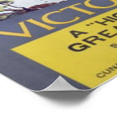  1931-klare lijn Victoria Herfsten reizen Poster (Hoek)