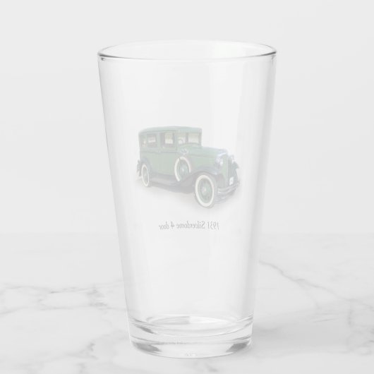 1931 Silverdome 4 Deurglas Glas (Achterkant)