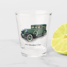 1931 Silverdome 4 Deurglas Shot Glas