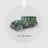 1931 Silverdome acrylornament Ornament (achterkant)