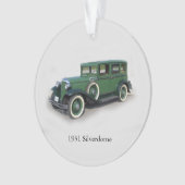 1931 Silverdome acrylornament Ornament (voorkant)
