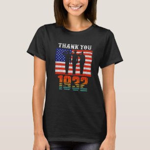 1932 90 jaar oude vlag Amerikaanse 90th Birt T-shirt