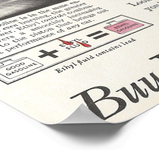 1932 Ad ethylgas Poster (Hoek)