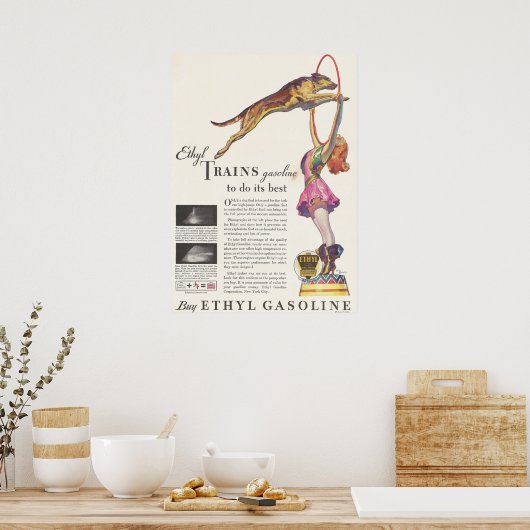 1932 Ad ethylgas Poster (Keuken)