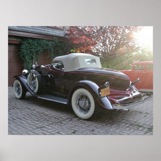 1932 Auburn Boattail Speedster Poster (Voorkant)