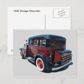 1932 Automobiel Briefkaart (Voorkant / Achterkant)