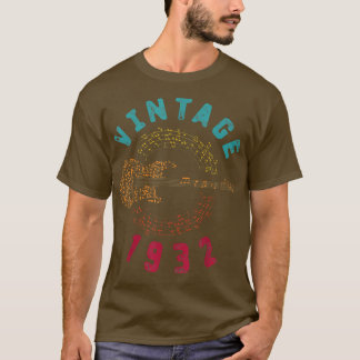  1932 Birthday Limited Edition Guitar Music T-shirt