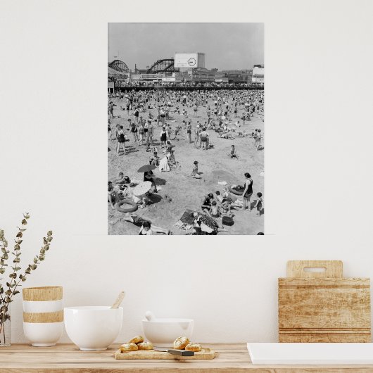 1932-CONEY ISLAND-BOARDWALK POSTER (Keuken)