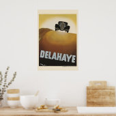 1932 Delahaye Franse Autoadvertentieposter Poster (Keuken)