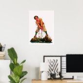 1932 Golf Illustration Print (Thuiskantoor)