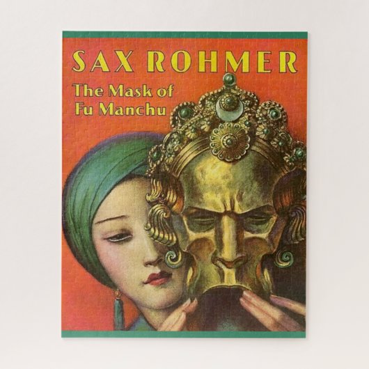1932 Het masker van Fu Manchu cover Legpuzzel (Verticaal)