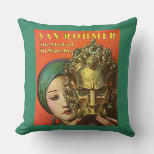 1932 Het masker van Fu Manchu cover print Kussen