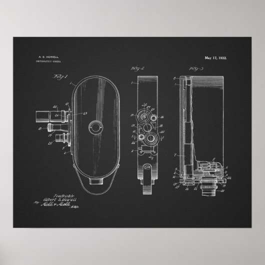 1932  kunsttekenafdrukken voor camera's poster (Voorkant)