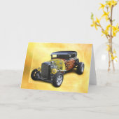 1932 Model A Coupe HOT ROD AVENGER Kaart (Gele Bloem)