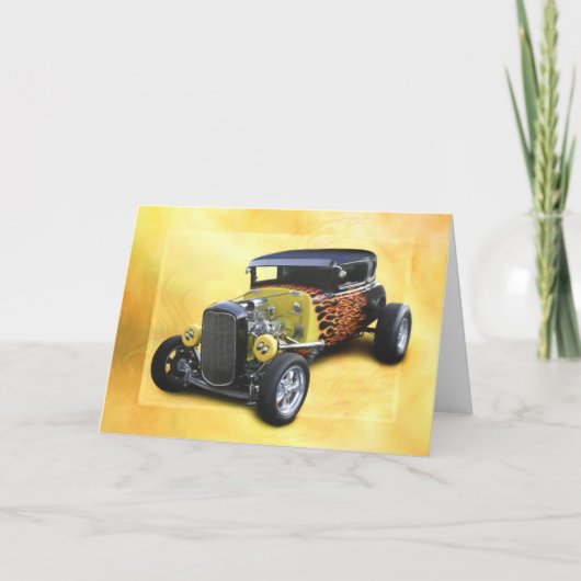 1932 Model A Coupe HOT ROD AVENGER Kaart (Voorkant)
