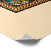 1932 Oregon Trail Gerestaureerd Extra Grote Kaart Poster (Hoek)