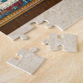  1932 Oregon Trail Gerestaureerde kaart Legpuzzel (Zijkant)