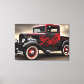 1932 Pickup Truck Classic Car Canvas Print (Voorkant)
