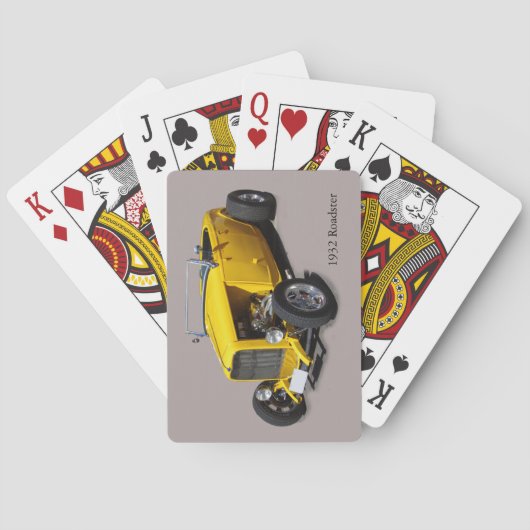 1932 Roadster-speelkaarten Pokerkaarten (Achterkant)