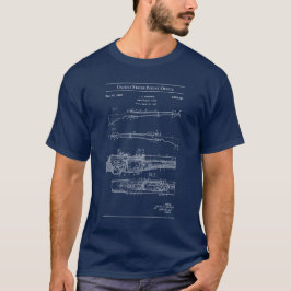 1932 US Patent 1892141 - M1 Garand Rifle T-shirt