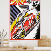 1933 Brooklands 500 miles Race Vintage Poster (Keuken)