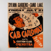 1933 Cab Calloway Concert Poster Hi-Res (Voorkant)