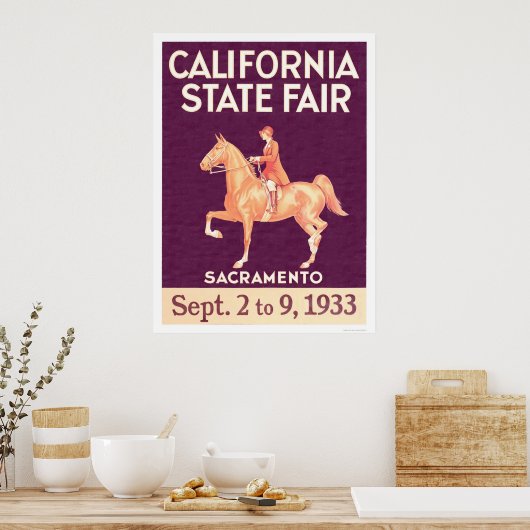1933 California State Fair Poster (Keuken)