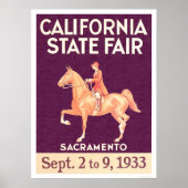 1933 California State Fair Poster (Voorkant)