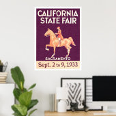 1933 California State Fair Poster (Thuiskantoor)