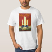 1933 Century of Progress Worlds Fair, Chicago, IL T-shirt (Voorkant)