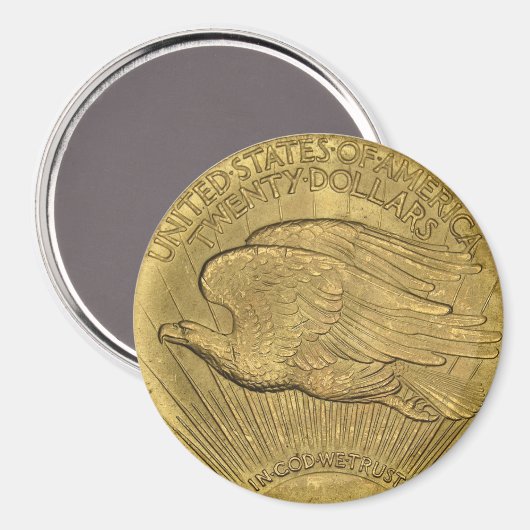 1933 DubbelEagle gouden munten Magneet (Voorkant / Achterkant)