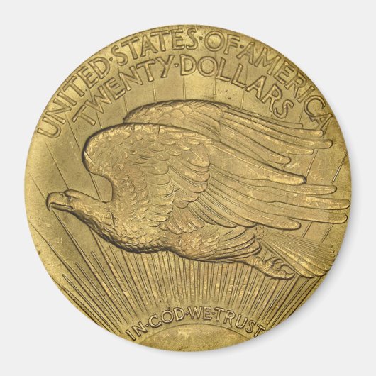 1933 DubbelEagle gouden munten Magneet (Voorkant)