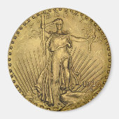 1933 DubbelEagle gouden munten Magneet (Voorkant)