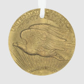 1933 DubbelEagle gouden munten Ornament (achterkant)