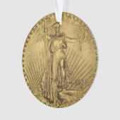 1933 DubbelEagle gouden munten Ornament (voorkant)