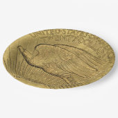 1933 DubbelEagle gouden munten Papieren Bordje (Gekanteld)