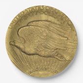 1933 DubbelEagle gouden munten Papieren Bordje (Voorkant)
