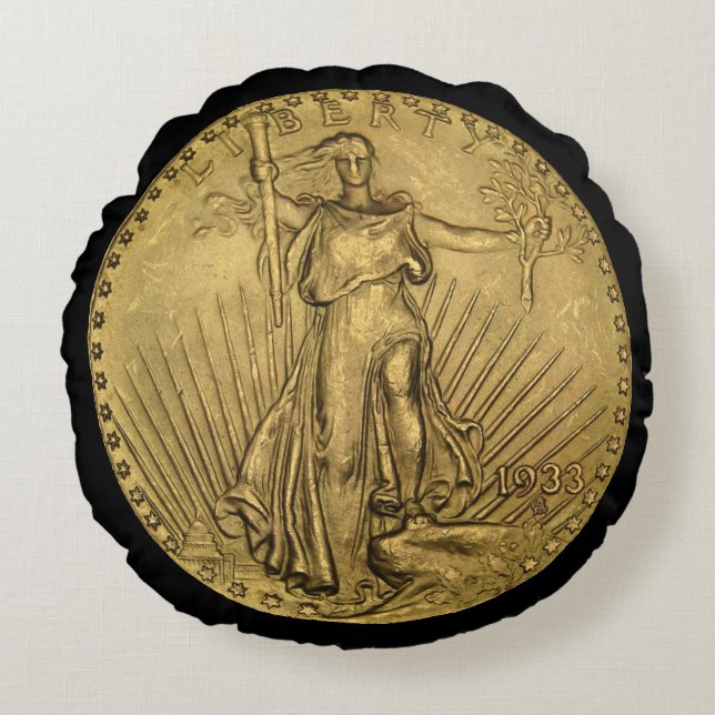 1933 DubbelEagle gouden munten Rond Kussen (Voorkant)