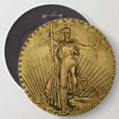 1933 DubbelEagle gouden munten Ronde Button 6,0 Cm (Voorkant /achterkant)