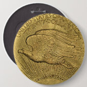 1933 DubbelEagle gouden munten Ronde Button 6,0 Cm (Voorkant /achterkant)