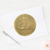 1933 DubbelEagle gouden munten Ronde Sticker (Envelop)