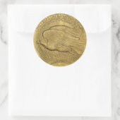 1933 DubbelEagle gouden munten Ronde Sticker (Tas)