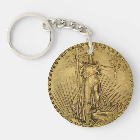 1933 DubbelEagle gouden munten Sleutelhanger (Voorkant)