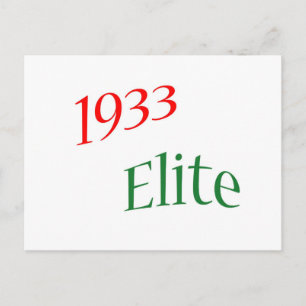 1933 Elite Briefkaart